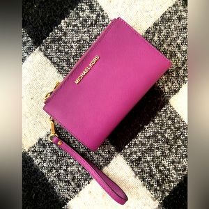 Michael Kors Purple Wristlet